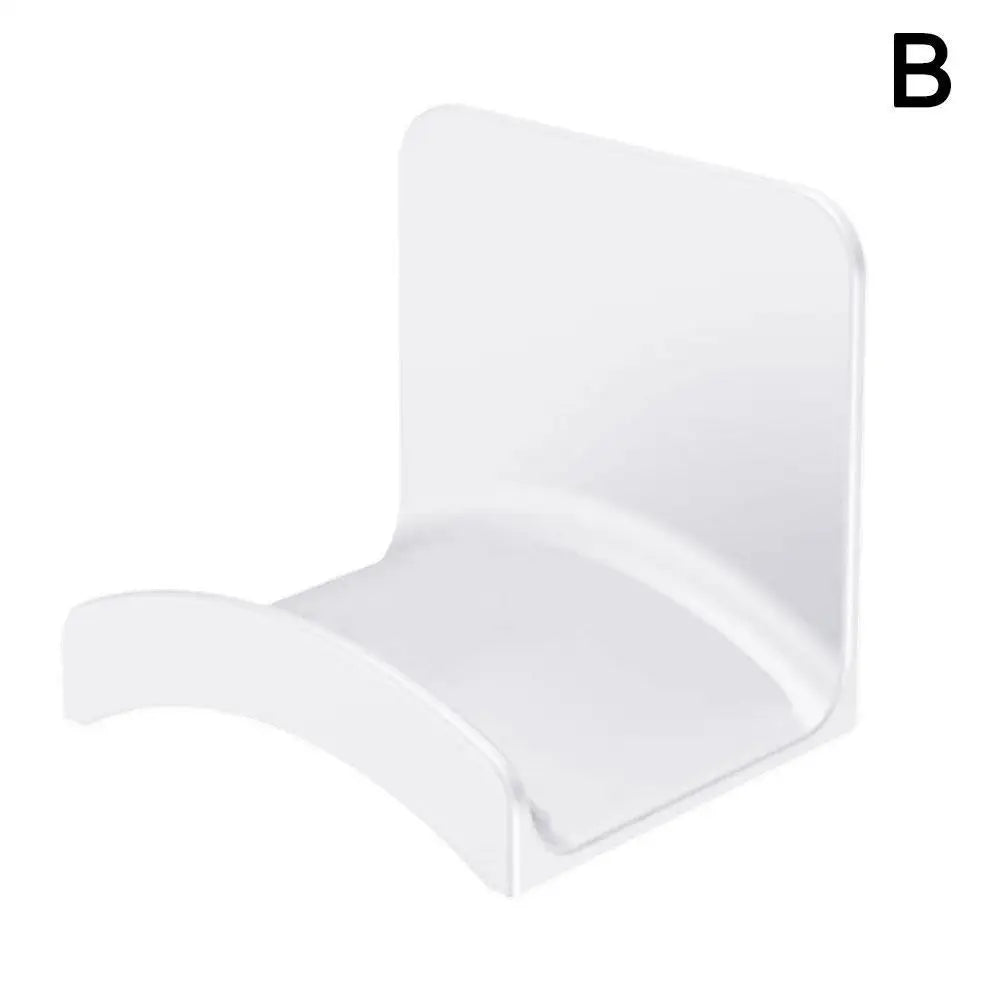 Stojak na słuchawki, plastikowy, montowany na ścianie, uchwyt pod biurko