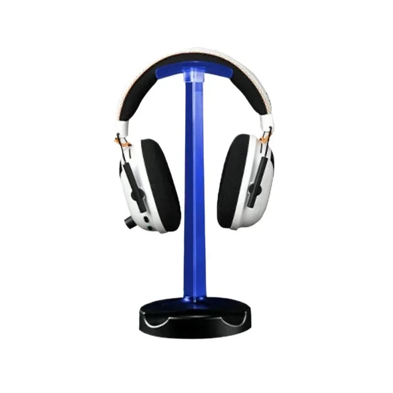 Stojak na słuchawki LED, wielofunkcyjny, z odłączaną podstawą, kolorowe podświetlenie, do biura i gier