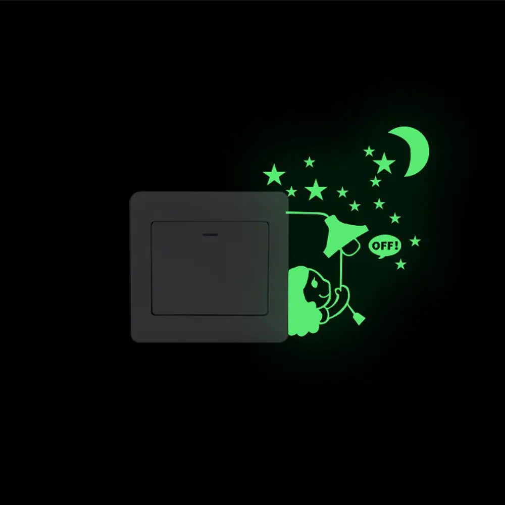 Naklejka na ścianę "Kosmiczne niebo", świecąca w ciemności, dekoracja do pokoju