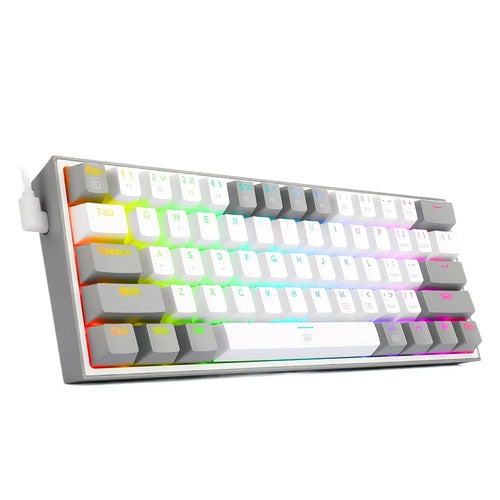 Klawiatura mechaniczna RGB 2025 K617, 61 klawiszy, USB, z odłączanym kablem