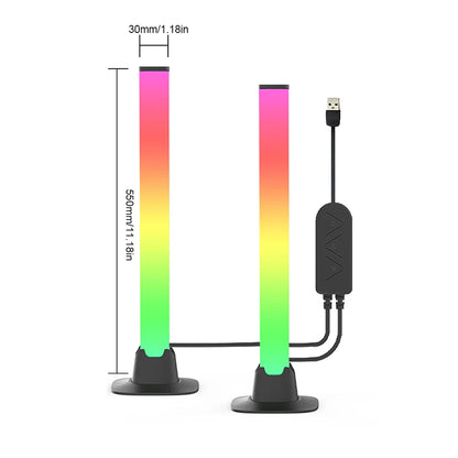 Lampa LED na biurko, barwna, bezstopniowa regulacja, do pracy i gier