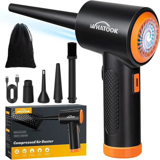 Bezprzewodowy dmuchawa 60000 RPM, 3 prędkości, do czyszczenia klawiatury i sprzętu