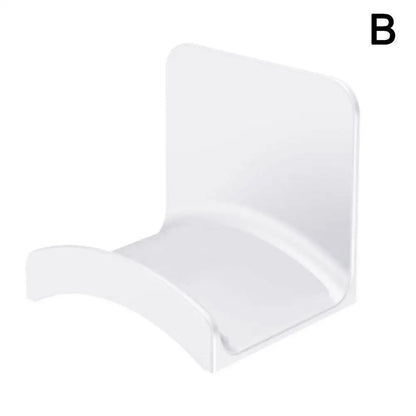 Stojak na słuchawki, plastikowy, montowany na ścianie, uchwyt pod biurko