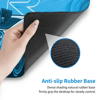 Podkładka pod mysz XXL, sportowy samochód, anime GTR, antypoślizgowa, do biura i gier