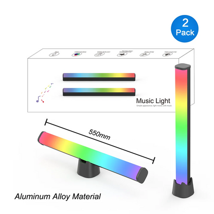 Lampa LED na biurko, barwna, bezstopniowa regulacja, do pracy i gier