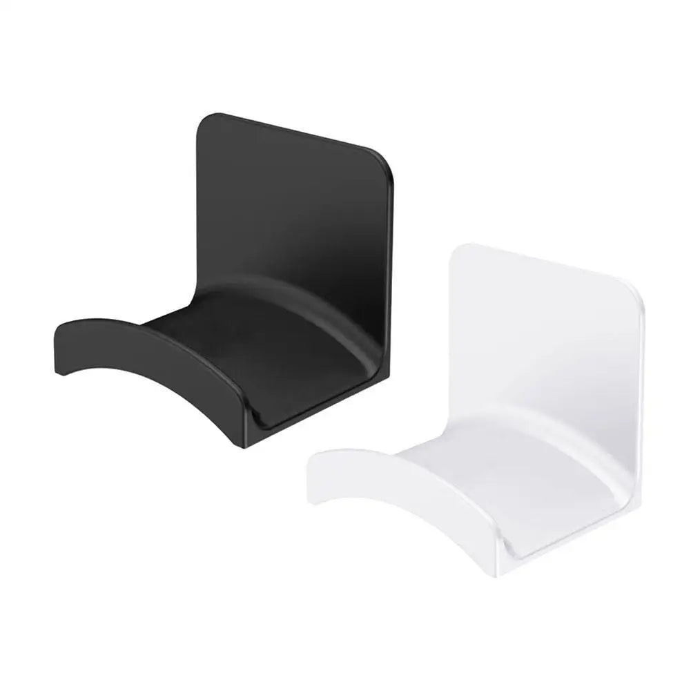 Stojak na słuchawki, plastikowy, montowany na ścianie, uchwyt pod biurko