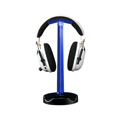 Stojak na słuchawki LED, wielofunkcyjny, z odłączaną podstawą, kolorowe podświetlenie, do biura i gier
