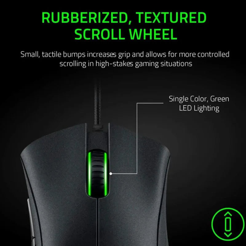 Mysz Razer DeathAdder Essential, przewodowa, 6400DPI, 5 przycisków, do laptopa/PC
