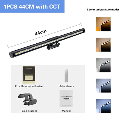 Lampa LED na biurko, barwna, bezstopniowa regulacja, do pracy i gier