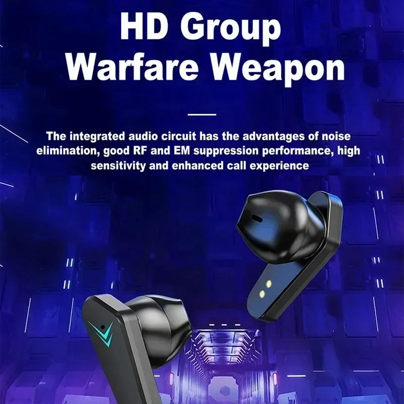 Słuchawki Bluetooth X15, bezprzewodowe, 65ms opóźnienia, z mikrofonem, do gier